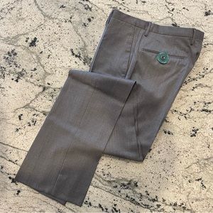 Incotex Slim Fit Super 100s Wool Dress Pants 32